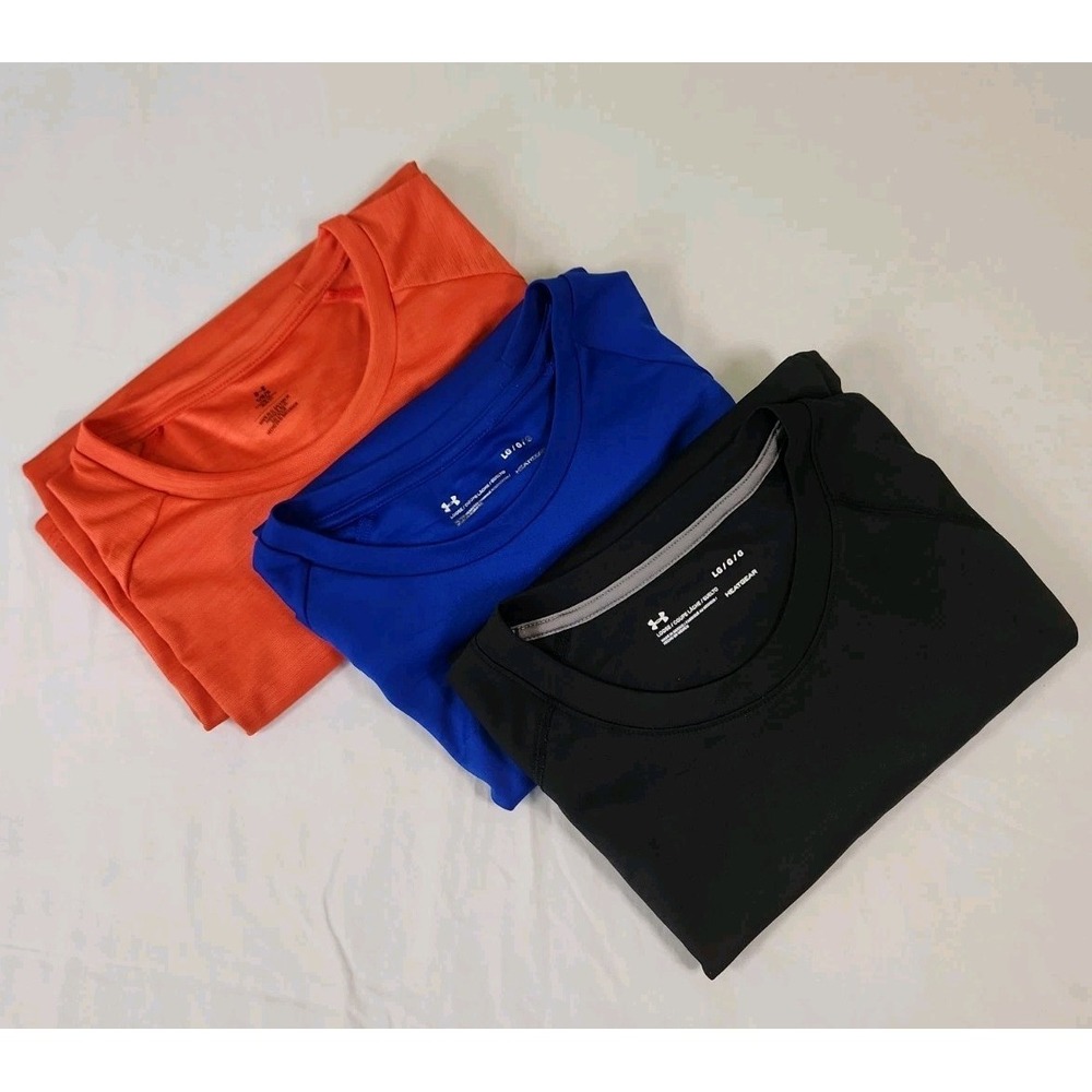 Men's Under Armour Loose Fit Short Sleeve Bundle Of 3 Shirt Size Large